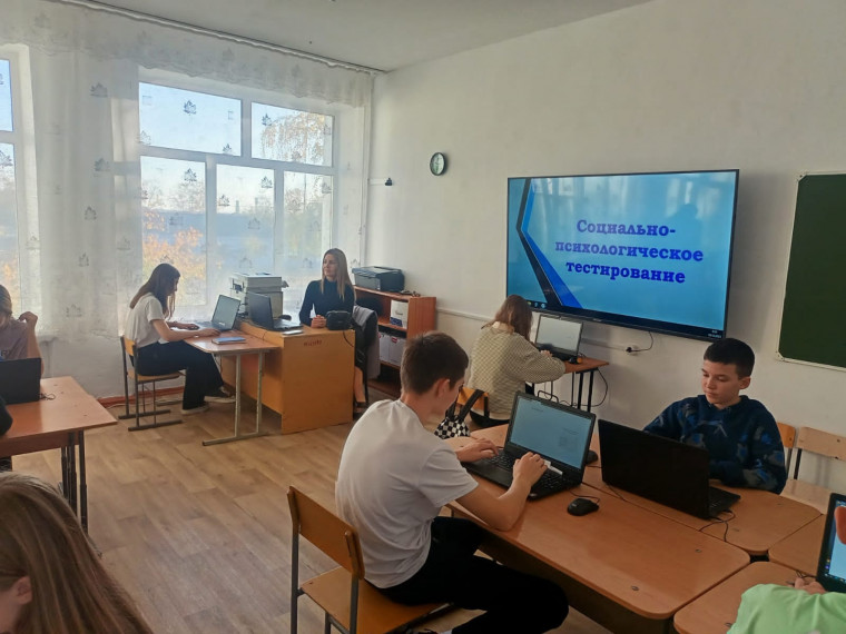 Социально-психологическое тестирование школьников.