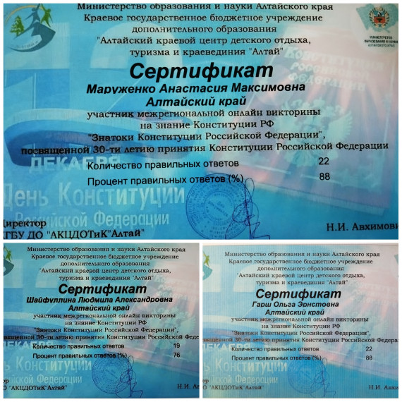 День Конституции Российской Федерации.